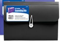 Expanding Plastic File Folder