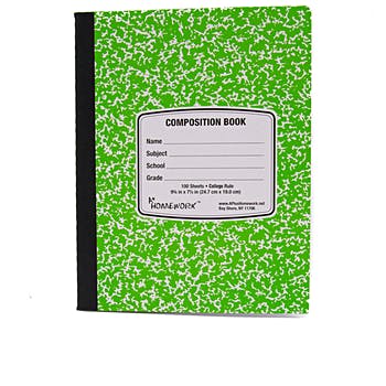 Composition Notebook - College Ruled