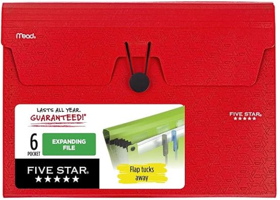 Mead Expanding Plastic File Folder