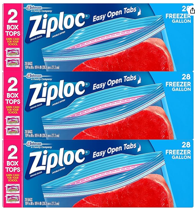 Ziploc Bags Gallon