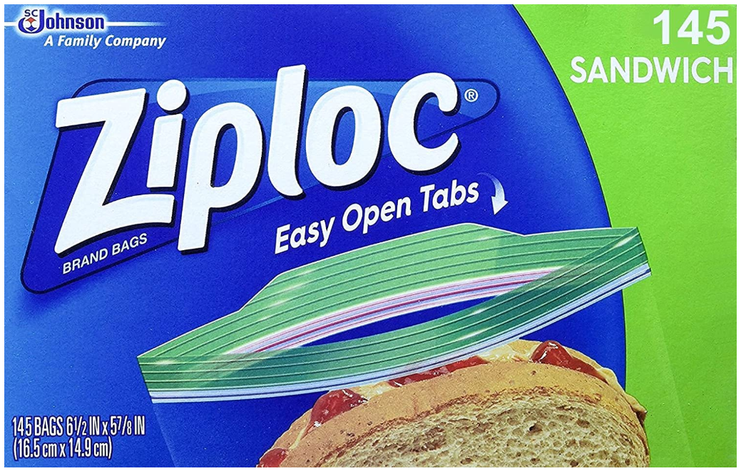 Ziploc Bags Sandwich