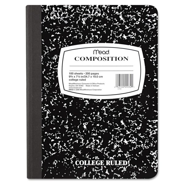 Mead Composition Notebook