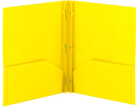 Folder Laminated With Prong