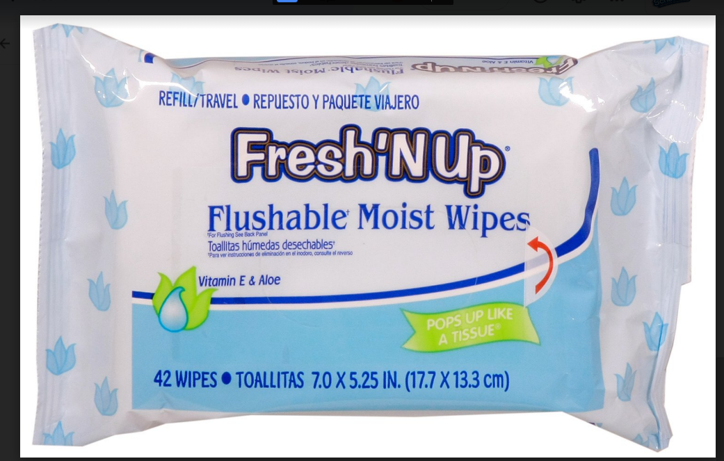 Flushable Wipes