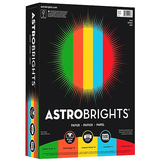 Wausau Astrobrights Copy Paper