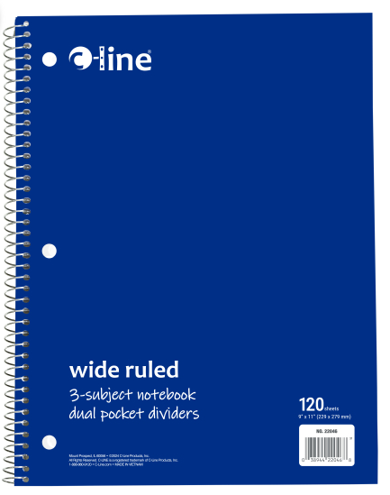 Spiral Notebook - Wide Ruled
