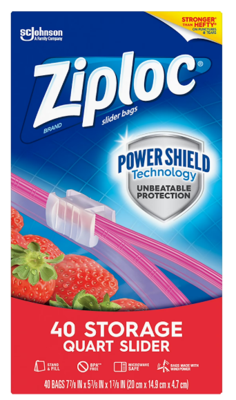 Ziploc Bags Quart