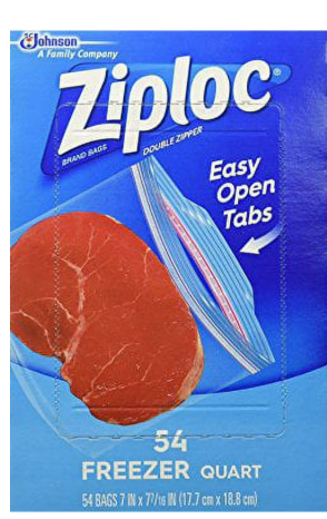 Ziploc Bags Quart