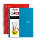 Five Star  Wide Rule Spiral Notebook
