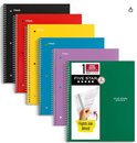 Five Star  Wide Rule Spiral Notebook