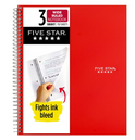 Five Star  Wide Rule Spiral Notebook