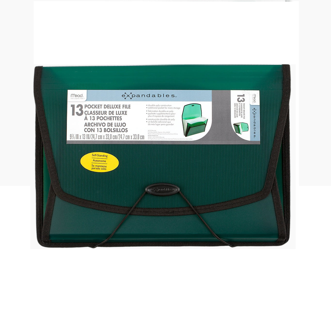 Mead Expanding Plastic File Folder